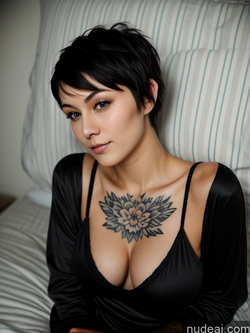 related ai porn images free for Beautiful Tattoos 18 Black Hair Pixie Pajamas Wife Or Girlfriend Perfect Boobs