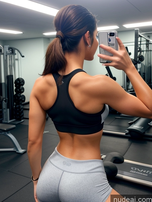 related ai porn images free for Woman Perfect Body Brunette Thai Mirror Selfie Gym Working Out Sports Sports Bra
