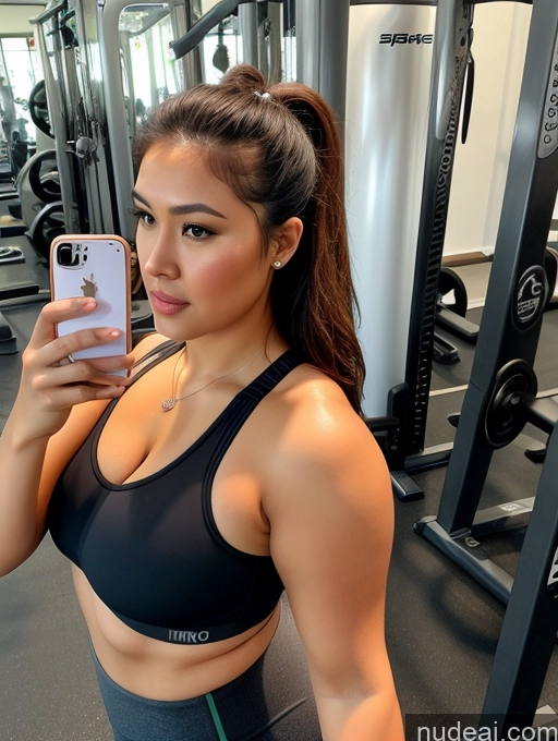 related ai porn images free for Woman Brunette Thai Mirror Selfie Gym Working Out Sports Sports Bra Front View Chubby