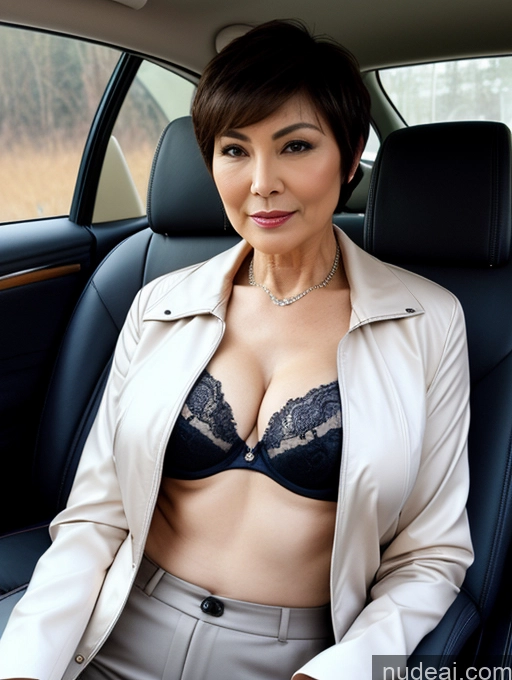 related ai porn images free for Milf Perfect Boobs Beautiful Perfect Body Short Hair 70s Chinese Car Bra Jacket Professor Stylish Suit Cleavage Detailed Sexy Face Busty