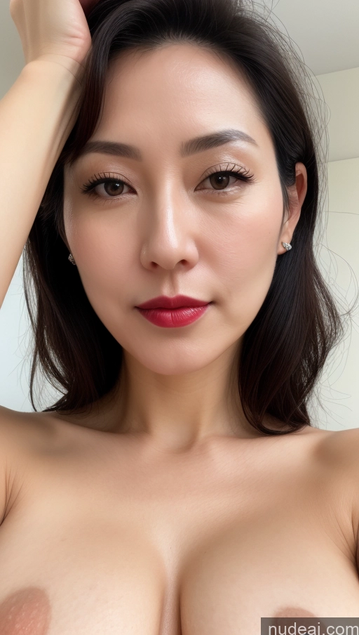related ai porn images free for Woman One Perfect Boobs Beautiful Lipstick Fairer Skin 40s Black Hair Korean Close-up View Small Tits