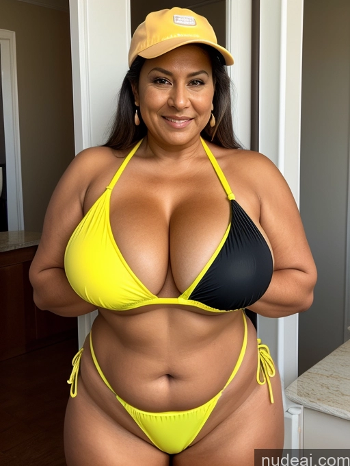 related ai porn images free for Milf One Busty Huge Boobs Thick Tanned Skin 60s Native American Front View Maid Microkini Thong Construction Worker