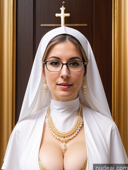 related ai porn images free for Woman Busty Small Tits Glasses Pubic Hair Fairer Skin White Nun Cleavage Gold Jewelry Pearl Jewelry