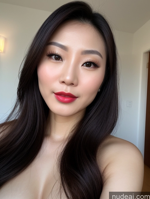 related ai porn images free for One Beautiful Nude Detailed Close-up View Lipstick Long Hair Chinese Woman 30s