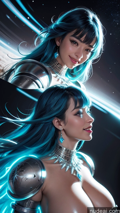 related ai porn images free for Cyborg Huge Boobs Skinny 18 Happy Laughing Blue Hair Bangs Side View Bending Over Diamond Jewelry Jewelry Detailed Neon Lights Clothes: Blue Stargazing Knight