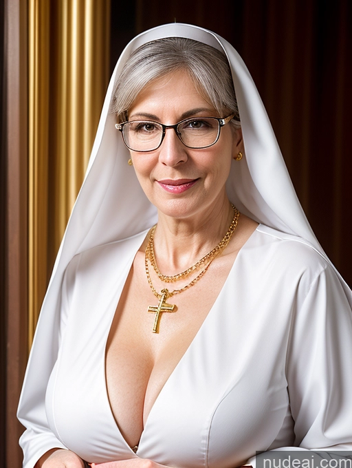related ai porn images free for Busty Small Tits Glasses Pubic Hair Fairer Skin 60s Cleavage Gold Jewelry Nun Model White
