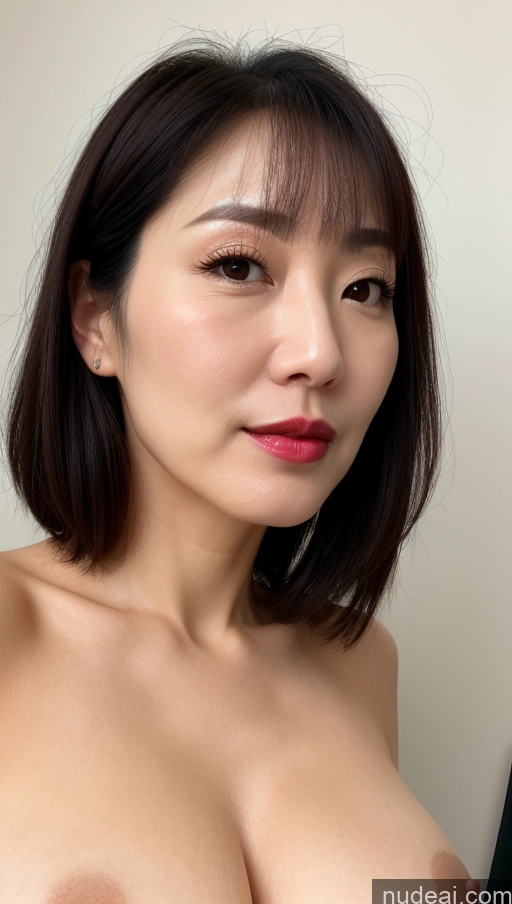 related ai porn images free for Woman One Perfect Boobs Beautiful Lipstick Fairer Skin 40s Black Hair Korean Close-up View