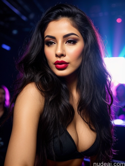 related ai porn images free for Woman Small Tits 20s Long Hair Black Hair Indian Pouting Lips Front View Lipstick Beautiful Club High-waist Denim Shorts Front Facing Full Body