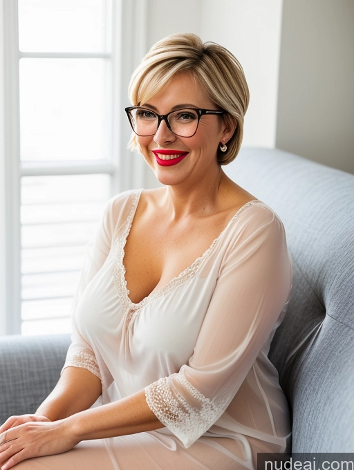 related ai porn images free for Czech Blonde Couch Nightgown Transparent Detailed Huge Boobs Lipstick Glasses Chubby 70s Pixie Happy Side View
