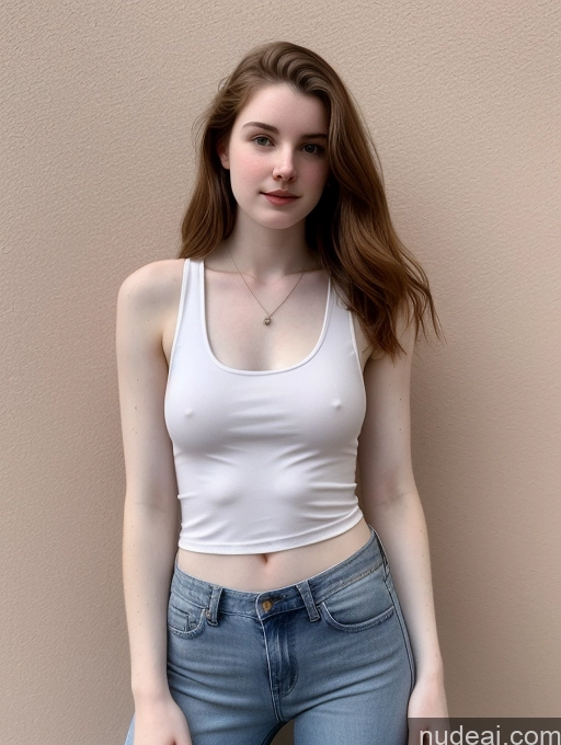 related ai porn images free for Fairer Skin Pubic Hair 18 Small Tits Tank Top Jeans
