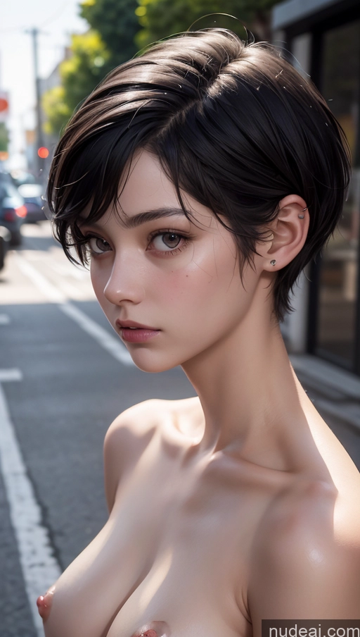 related ai porn images free for Close-up View Black Hair Pixie 18 Small Tits Skinny Street