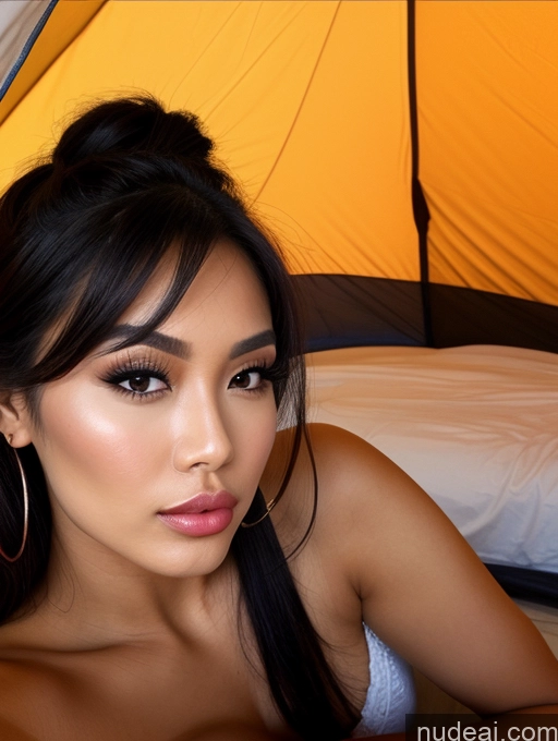 related ai porn images free for Big Ass Skinny Black Hair Nude Chinese Close-up View Spreading Legs 20s Tent Pigtails Tanned Skin Pouting Lips Miss Universe Model