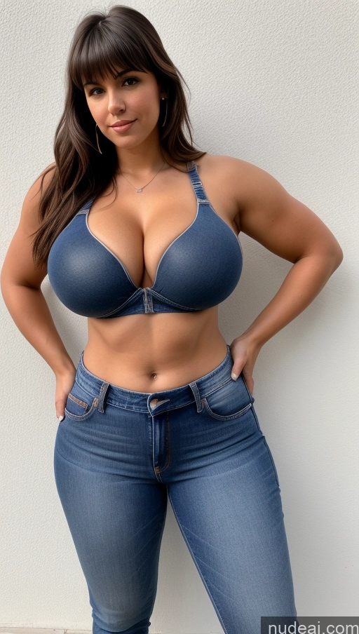 related ai porn images free for Athlete Perfect Boobs Busty Big Hips Big Ass Front View Jeans Bangs