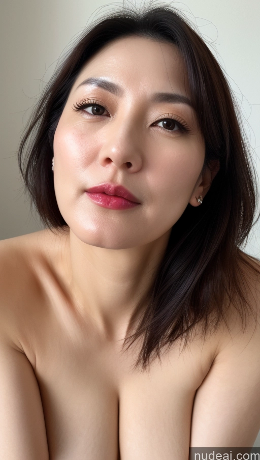 related ai porn images free for Woman One Perfect Boobs Beautiful Lipstick Fairer Skin 40s Black Hair Korean Close-up View