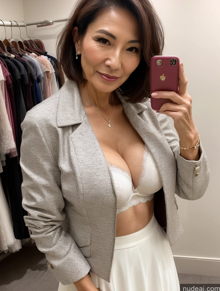 related ai porn images free for Milf Two Perfect Boobs Beautiful Perfect Body 70s Bobcut Japanese Bra Jacket Professor Stylish Cleavage Detailed Sexy Face Changing Room Secretary Wedding Long Skirt