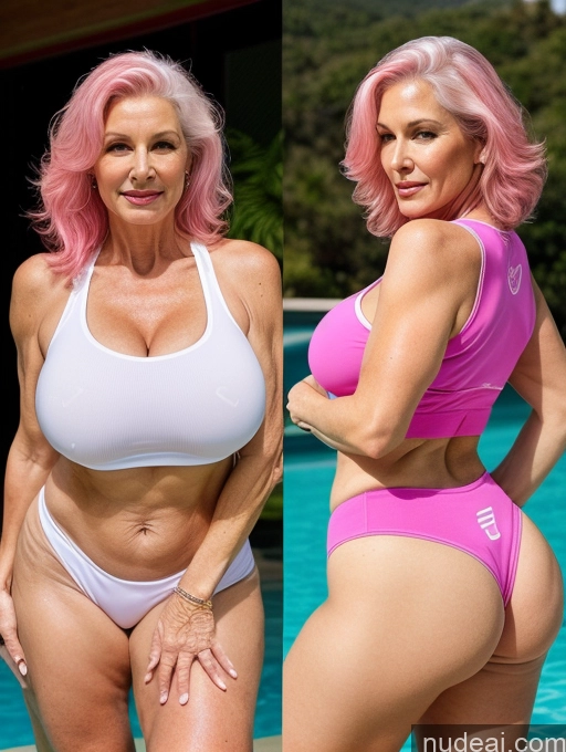 related ai porn images free for Milf Busty Perfect Boobs Big Ass Perfect Body 60s Sexy Face Pink Hair White Sports