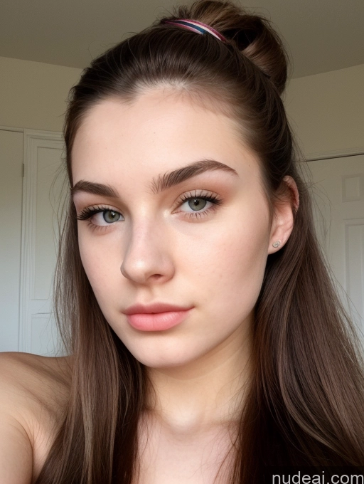 related ai porn images free for One Beautiful Pouting Lips Detailed Fairer Skin Nude British Sorority 18 Ponytail Brunette Close-up View