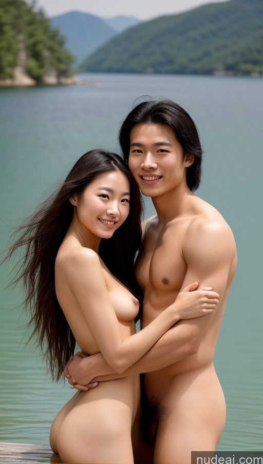 related ai porn images free for Skinny 18 Black Hair Chinese Traditional Nude Woman + Man Happy Detailed Skin Detail (beta) Small Ass Small Tits Beautiful Several Long Hair Lake