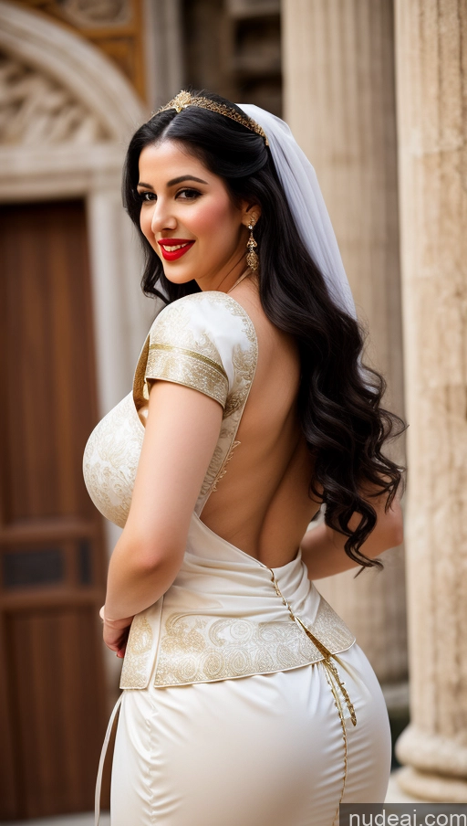 related ai porn images free for Huge Boobs Big Ass Fairer Skin Cleavage Persian Black Hair Traditional Wedding Roman Lipstick Thick Side View Seductive 20s Happy Long Hair