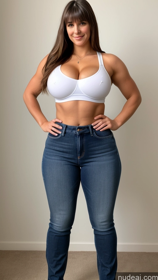 related ai porn images free for Athlete Perfect Boobs Front View Big Hips Big Ass Bangs Jeans