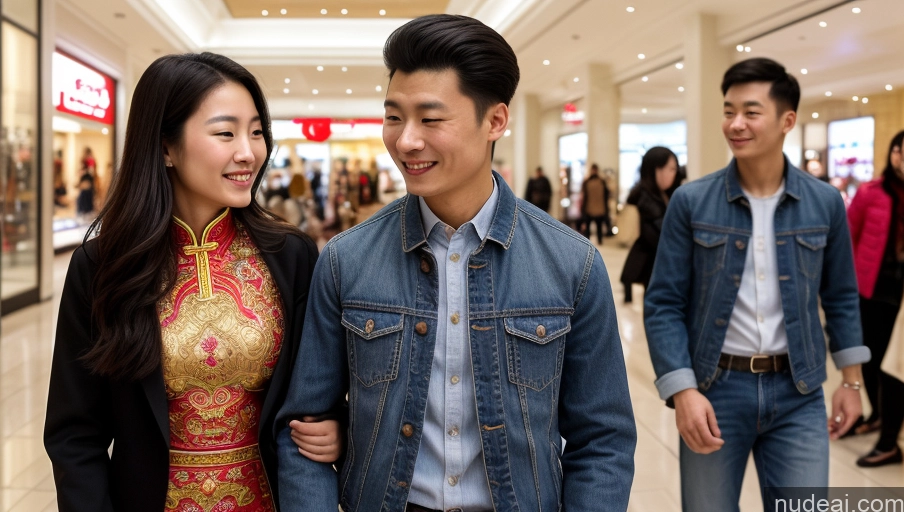 related ai porn images free for Skinny 18 Black Hair Chinese Traditional Woman + Man Happy Detailed Skin Detail (beta) Small Ass Small Tits Beautiful Several Mall Jacket Jeans