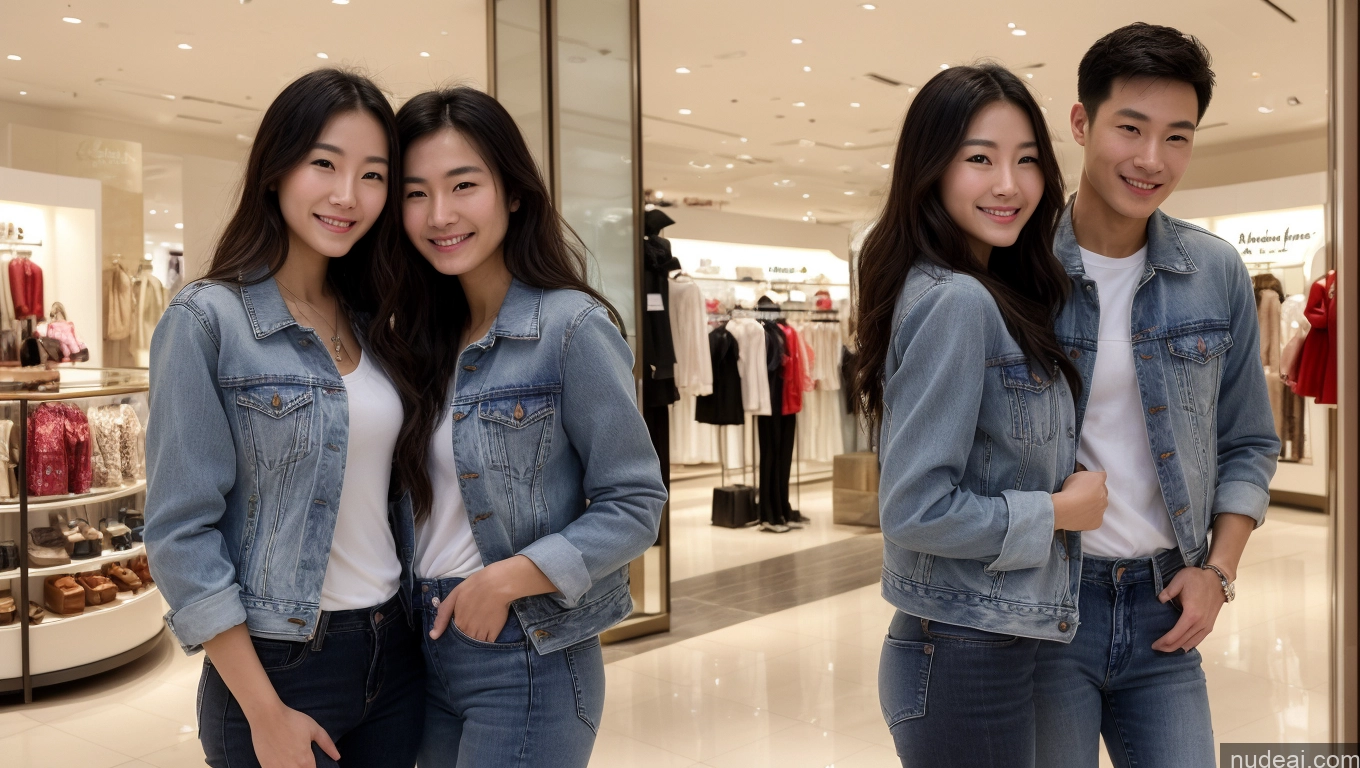 related ai porn images free for Skinny 18 Black Hair Chinese Woman + Man Happy Detailed Skin Detail (beta) Small Ass Small Tits Beautiful Several Mall Jeans Jacket
