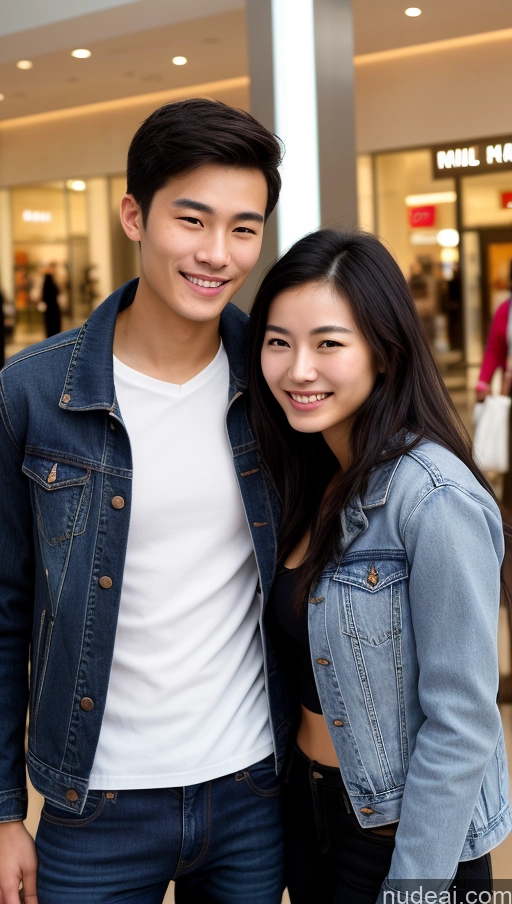 related ai porn images free for Skinny 18 Black Hair Chinese Woman + Man Happy Detailed Skin Detail (beta) Small Ass Small Tits Beautiful Mall Jeans Jacket