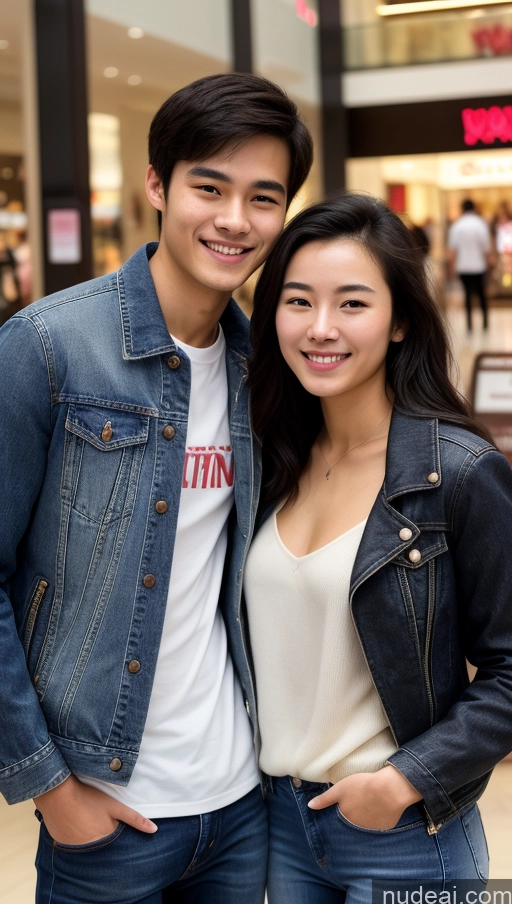 related ai porn images free for Skinny 18 Black Hair Chinese Woman + Man Happy Detailed Skin Detail (beta) Small Ass Small Tits Beautiful Mall Jeans Jacket