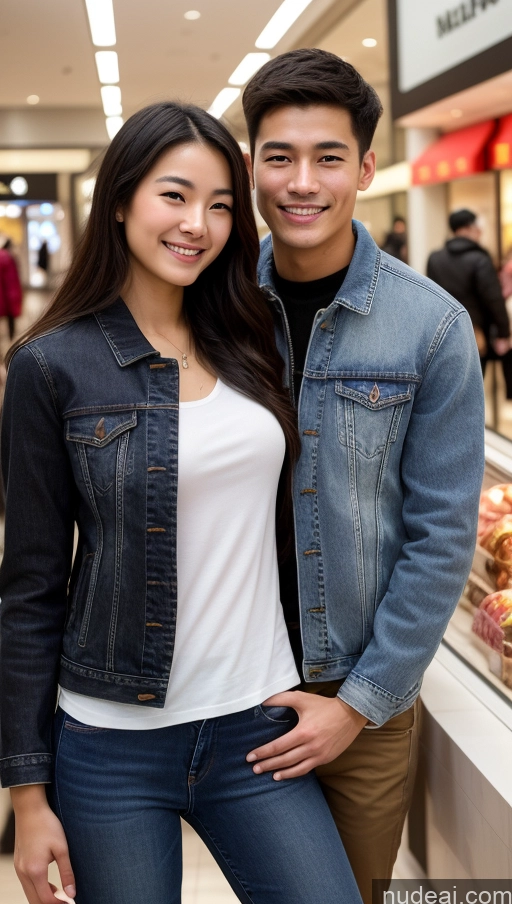 related ai porn images free for Skinny 18 Black Hair Chinese Woman + Man Happy Detailed Skin Detail (beta) Small Ass Small Tits Beautiful Mall Jeans Jacket