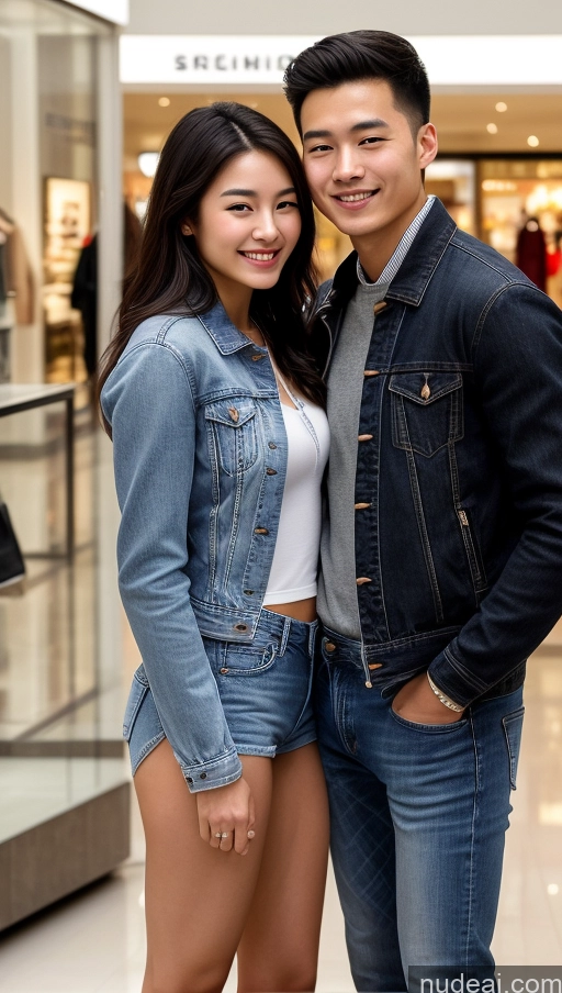 related ai porn images free for Skinny 18 Black Hair Chinese Woman + Man Happy Detailed Skin Detail (beta) Small Ass Small Tits Beautiful Mall Jeans Jacket