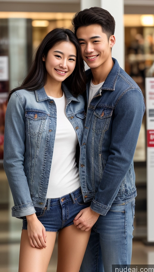 related ai porn images free for Skinny 18 Black Hair Chinese Woman + Man Happy Detailed Skin Detail (beta) Small Ass Small Tits Beautiful Mall Jeans Jacket