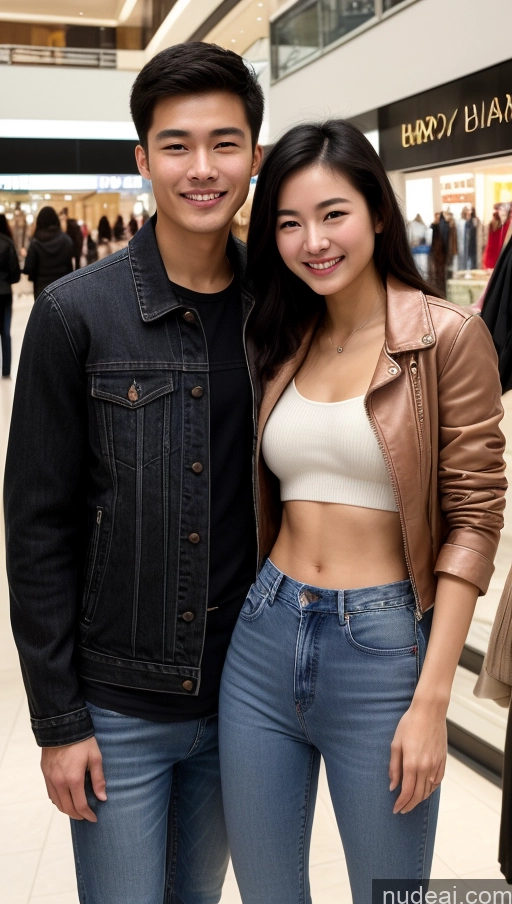related ai porn images free for Skinny 18 Black Hair Chinese Woman + Man Happy Detailed Skin Detail (beta) Small Ass Small Tits Beautiful Mall Jeans Jacket