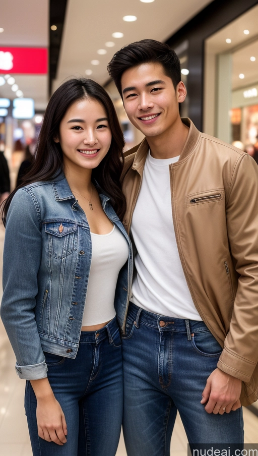 related ai porn images free for Skinny 18 Black Hair Chinese Woman + Man Happy Detailed Skin Detail (beta) Small Ass Small Tits Beautiful Mall Jeans Jacket