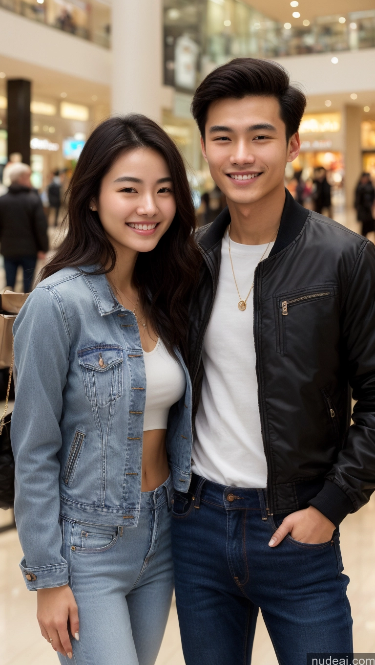 related ai porn images free for Skinny 18 Black Hair Chinese Woman + Man Happy Detailed Skin Detail (beta) Small Ass Small Tits Beautiful Mall Jeans Jacket
