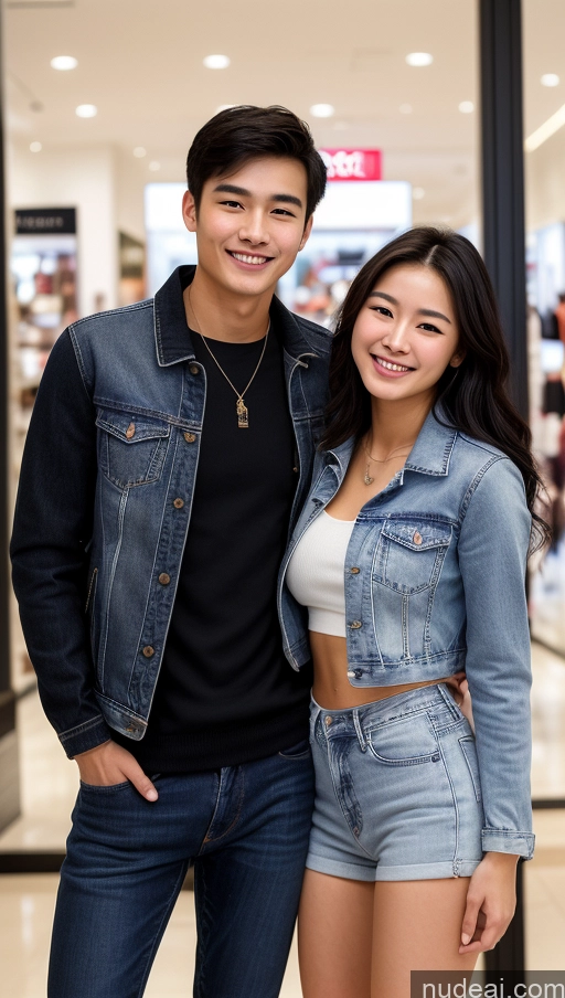 related ai porn images free for Skinny 18 Black Hair Chinese Woman + Man Happy Detailed Skin Detail (beta) Small Ass Small Tits Beautiful Mall Jeans Jacket