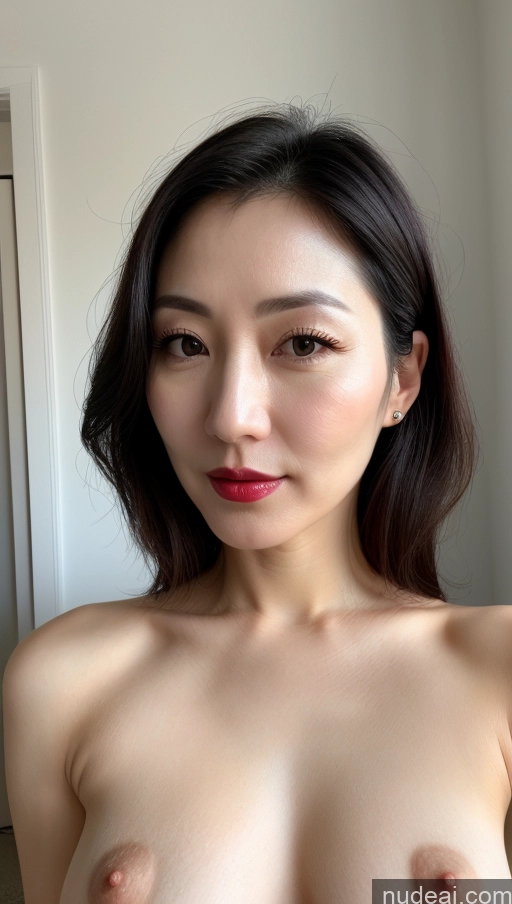 related ai porn images free for Woman One Small Tits Beautiful Lipstick Fairer Skin 40s Black Hair Korean Close-up View