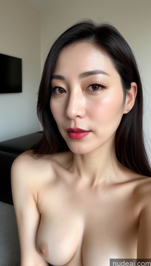 related ai porn images free for Woman One Small Tits Beautiful Lipstick Fairer Skin 40s Black Hair Korean Close-up View