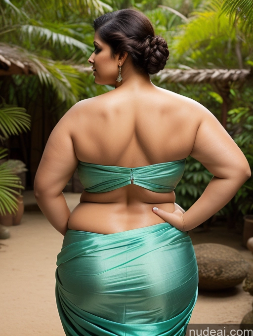 related ai porn images free for Woman Busty Huge Boobs Big Ass Thick Chubby Fat 40s Seductive Pixie Back View Bending Over Sari