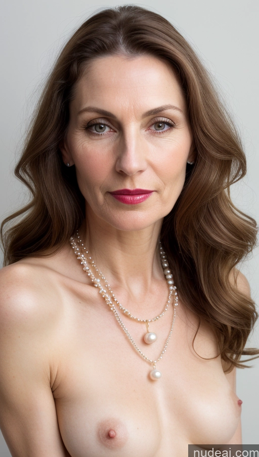 related ai porn images free for Skin Detail (beta) Milf Pearl Jewelry Brunette Long Hair Front View Fairer Skin German Beautiful Lipstick Skinny
