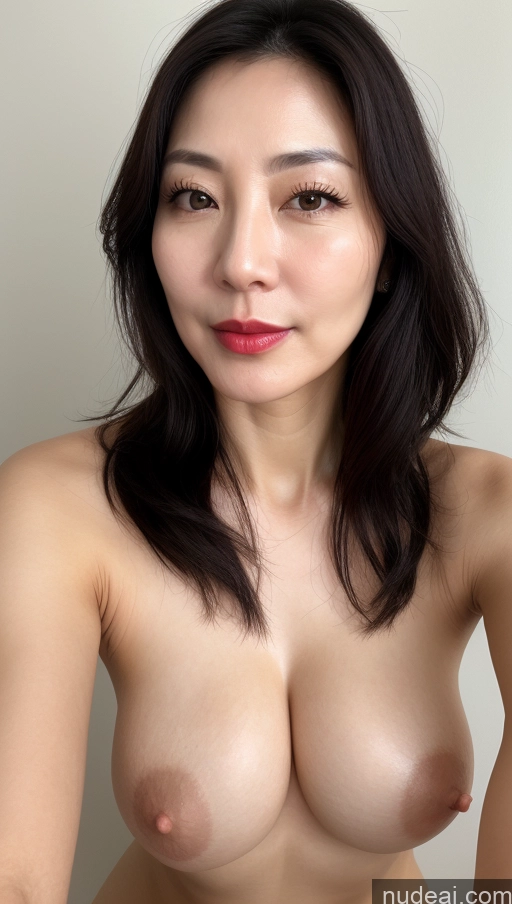 related ai porn images free for Woman One Perfect Boobs Beautiful Lipstick Fairer Skin 40s Black Hair Korean Close-up View