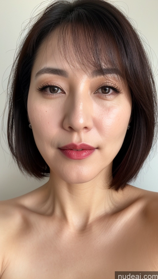 related ai porn images free for Woman One Perfect Boobs Beautiful Lipstick Fairer Skin 40s Black Hair Korean Close-up View