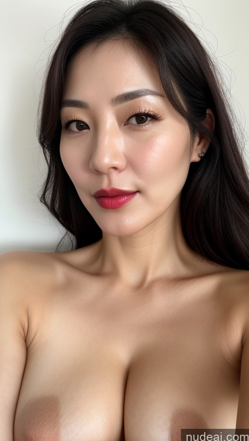 related ai porn images free for Woman One Perfect Boobs Beautiful Lipstick Fairer Skin 40s Black Hair Korean Close-up View