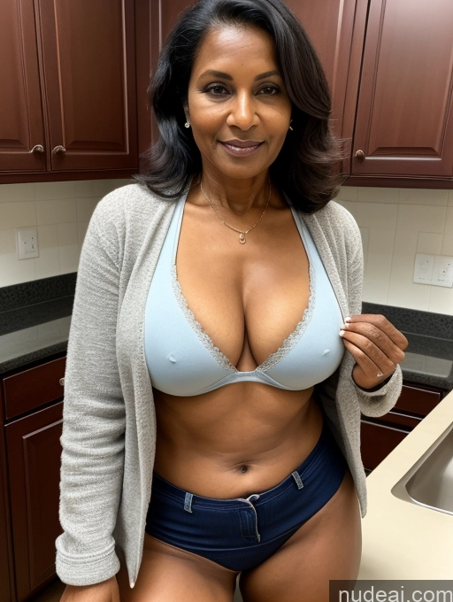 related ai porn images free for Milf Two Perfect Boobs Perfect Body Dark Skin 70s Indian Kitchen Jacket Jeans Professor Secretary Cleavage Partially Nude Detailed