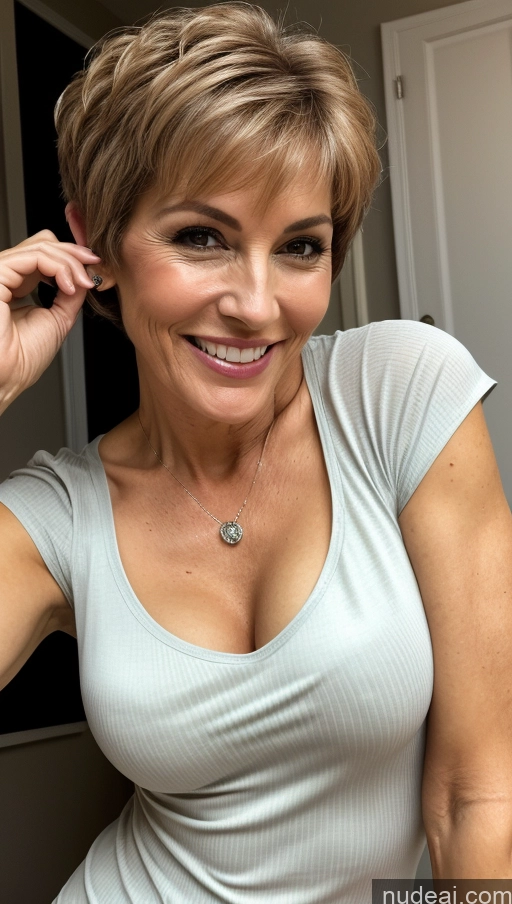 related ai porn images free for Milf Skinny Perfect Body Happy Pixie Close-up View Shirt Cleavage Detailed Halloween