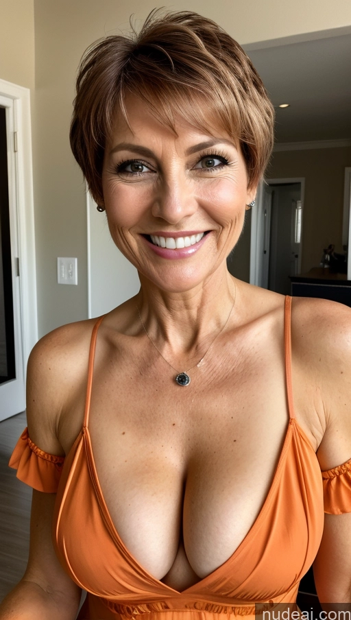 related ai porn images free for Milf Skinny Perfect Body Happy Pixie Close-up View Shirt Cleavage Detailed Halloween Small Tits