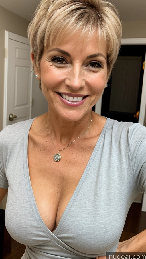 related ai porn images free for Milf Skinny Perfect Body Happy Pixie Close-up View Shirt Cleavage Detailed Halloween Small Tits