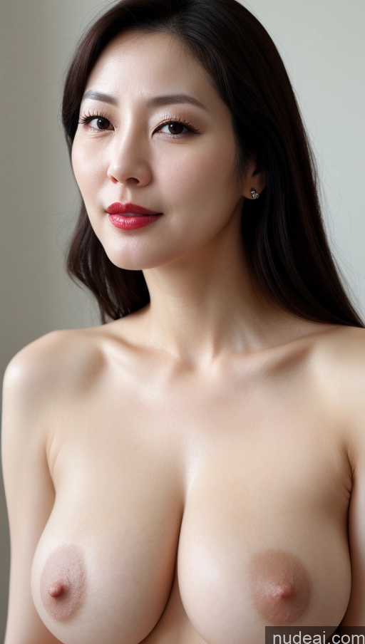 related ai porn images free for Woman One Perfect Boobs Beautiful Lipstick Fairer Skin 40s Black Hair Korean Close-up View