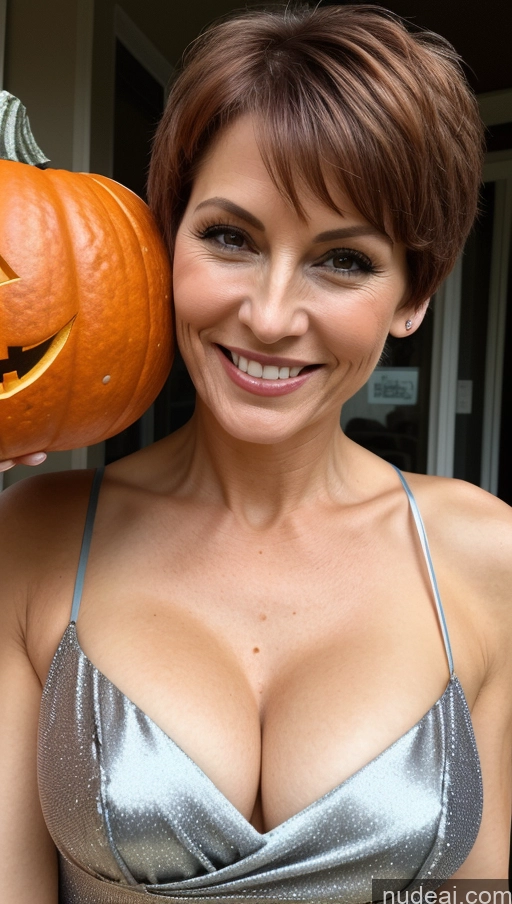 related ai porn images free for Milf One Small Tits Skinny Perfect Body Happy Pixie Halloween Shirt Detailed Cleavage Close-up View