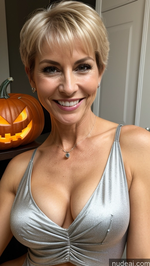 related ai porn images free for Milf One Small Tits Skinny Perfect Body Happy Pixie Halloween Shirt Detailed Cleavage Close-up View