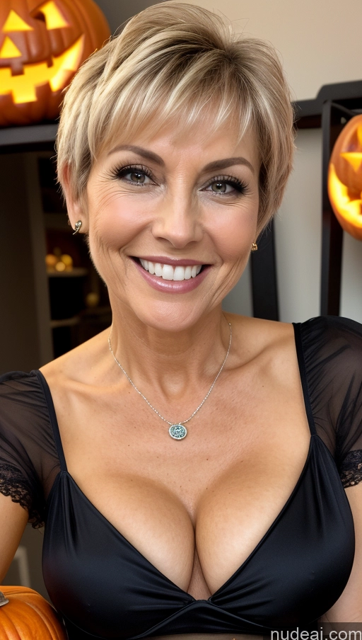 related ai porn images free for Milf One Small Tits Skinny Perfect Body Happy Pixie Halloween Shirt Detailed Cleavage Close-up View